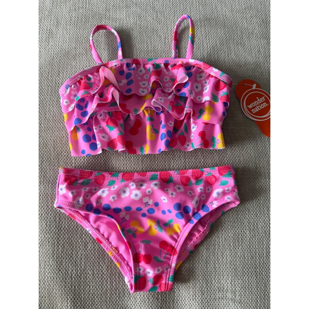 Girl ruffle bikini swimsuit set 18 months